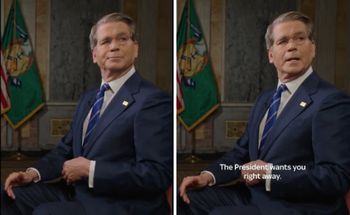 Nagle przerwali wywiad. Bessent został wezwany przez Trumpa