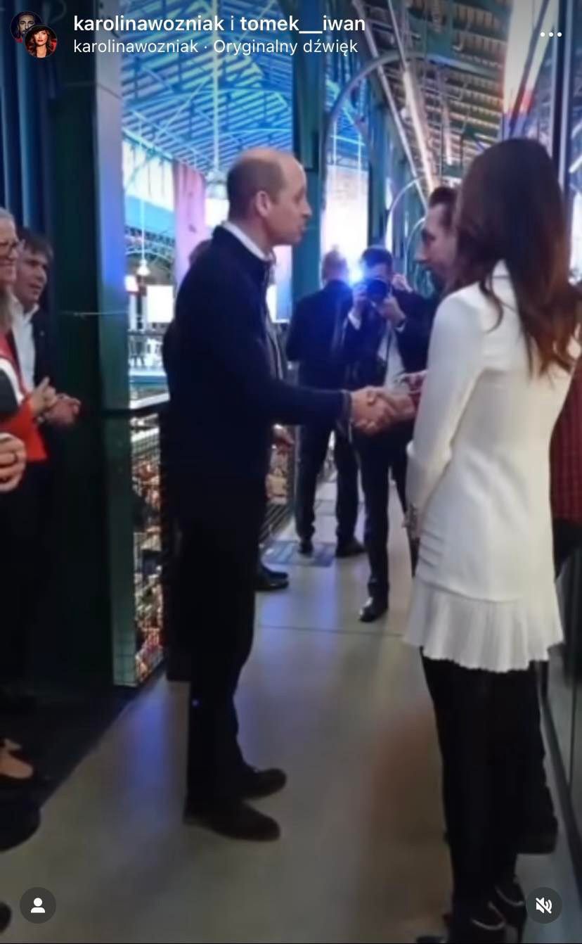 Tomasz Iwan debiutuje na spotkaniu z księciem Williamem
