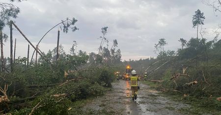 Katastrofalne skutki burz. Trąba powietrzna przeszła przez Polskę