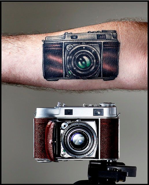 Tatuaże z fotograficznym motywem [galeria] 9