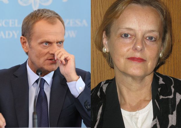 Donald Tusk pozywa konsul Szonert-Biniendę za fotomontaż w stroju SS-mana!