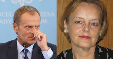 Donald Tusk pozywa konsul Szonert-Biniendę za fotomontaż w stroju SS-mana!