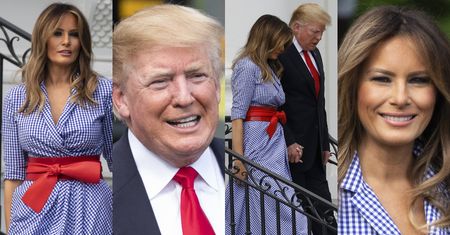 Szczęśliwy Donald i Melania w stylizacji za 15 tysięcy na obchodach Dnia Niepodległości (ZDJĘCIA)