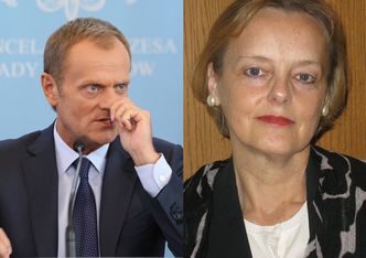 Donald Tusk pozywa konsul Szonert-Biniendę za fotomontaż w stroju SS-mana!