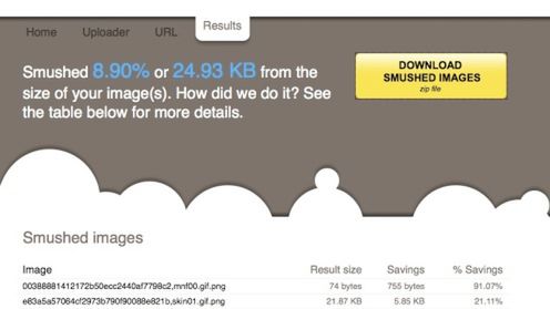 Smush.it - optymalizacja grafik online 1