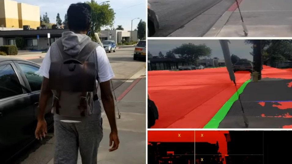 Niewidomi bez psów przewodników i białych lasek. Pozwoli na to plecak z AI 1