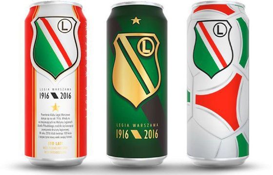 Puszki do wyboru na 100-lecie Legii w kampanii piwa Królewskie