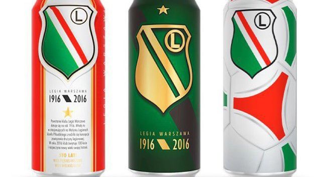 Puszki do wyboru na 100-lecie Legii w kampanii piwa Królewskie