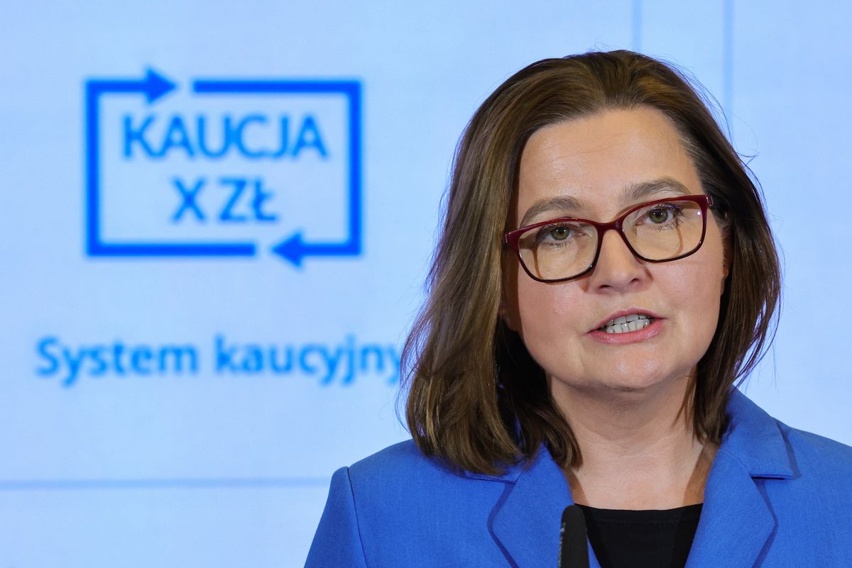 Wiceminister klimatu Anita Sowińska z Lewicy jest przekonana, że zmiany w systemie kaucyjnym wejdą od 1 stycznia 2025 roku