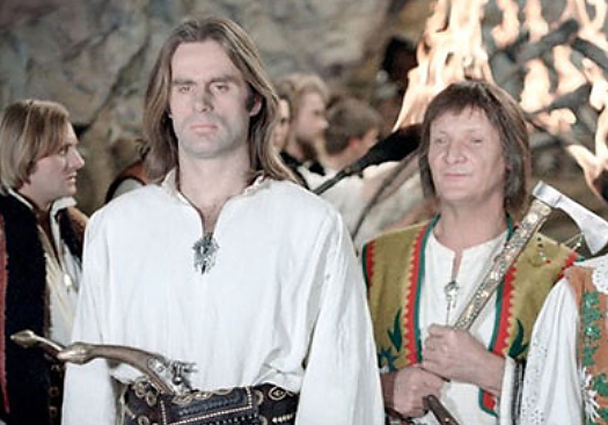 Marek Perepeczko i Marian Łącz w "Janosiku"