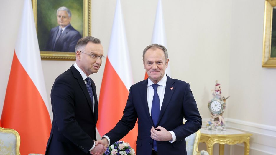 Prezydent RP Andrzej Duda i premier Donald Tusk