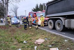 Ciężarówka przejechała kobiecie po nodze, konieczna była amputacja