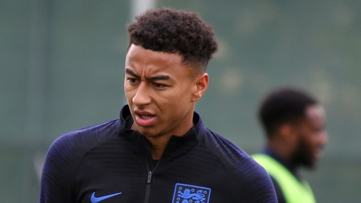 Jesse Lingard w barwach reprezentacji Anglii