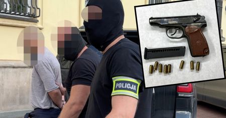 Trzech Rosjan zatrzymanych. W mieszkaniu mieli broń i amunicję