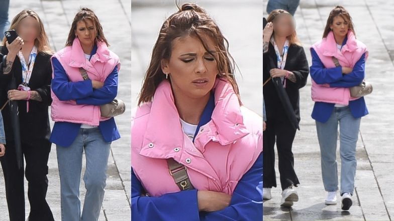 Klaudia Halejcio przechadza się po Sopocie