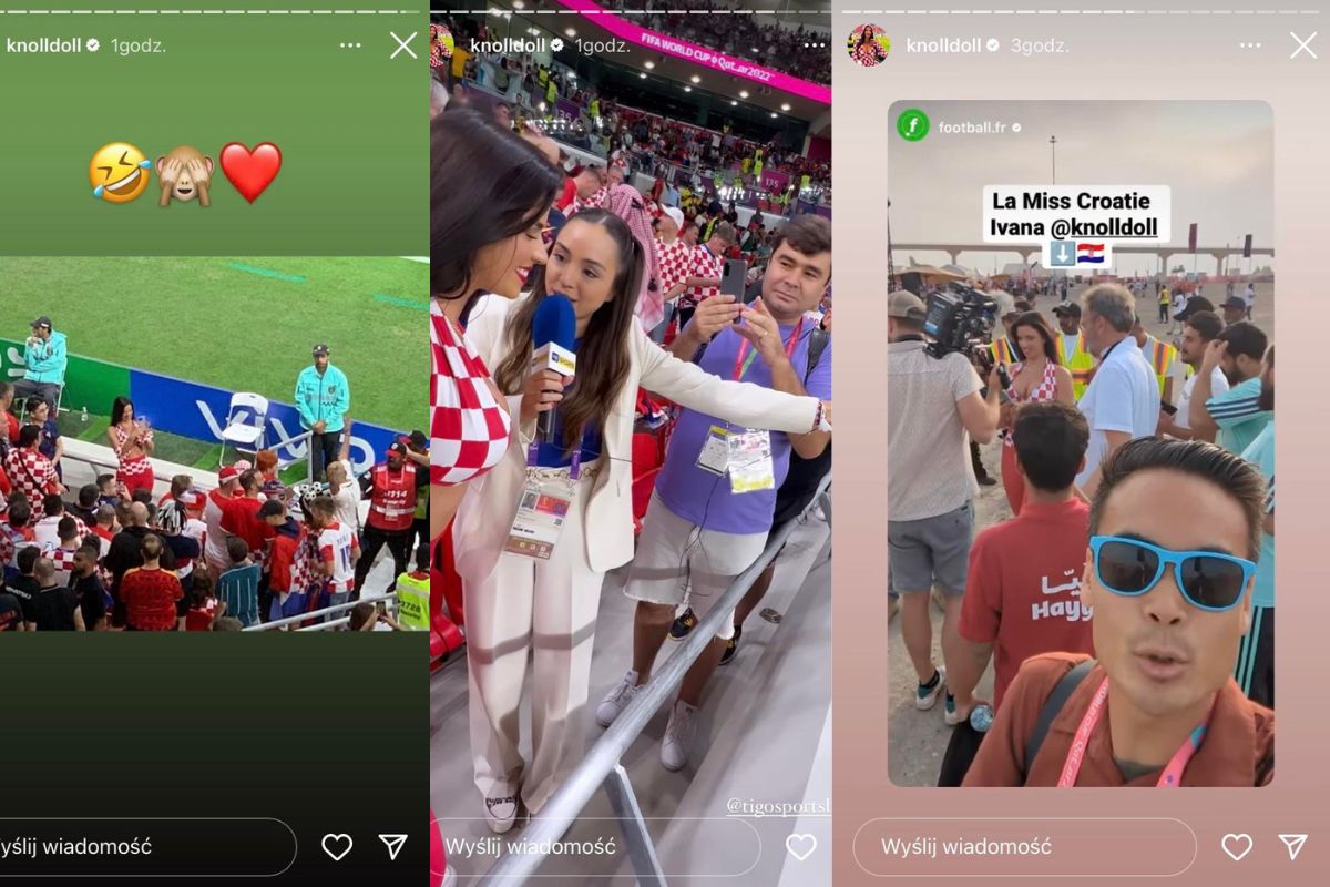 Ivana Knoll nie mogła opędzić się od dziennikarzy i kibiców, którzy chcieli poznać "miss mundialu"