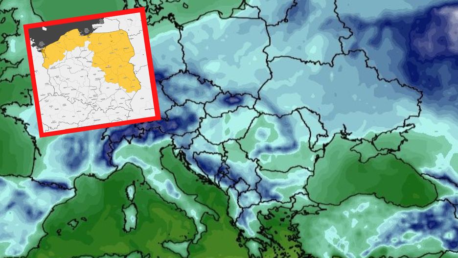Pogoda. Prognoza zagrożeń IMGW zakłada wydanie w czwartek ostrzeżeń przed marznącymi opadami. W weekend będzie mroźny