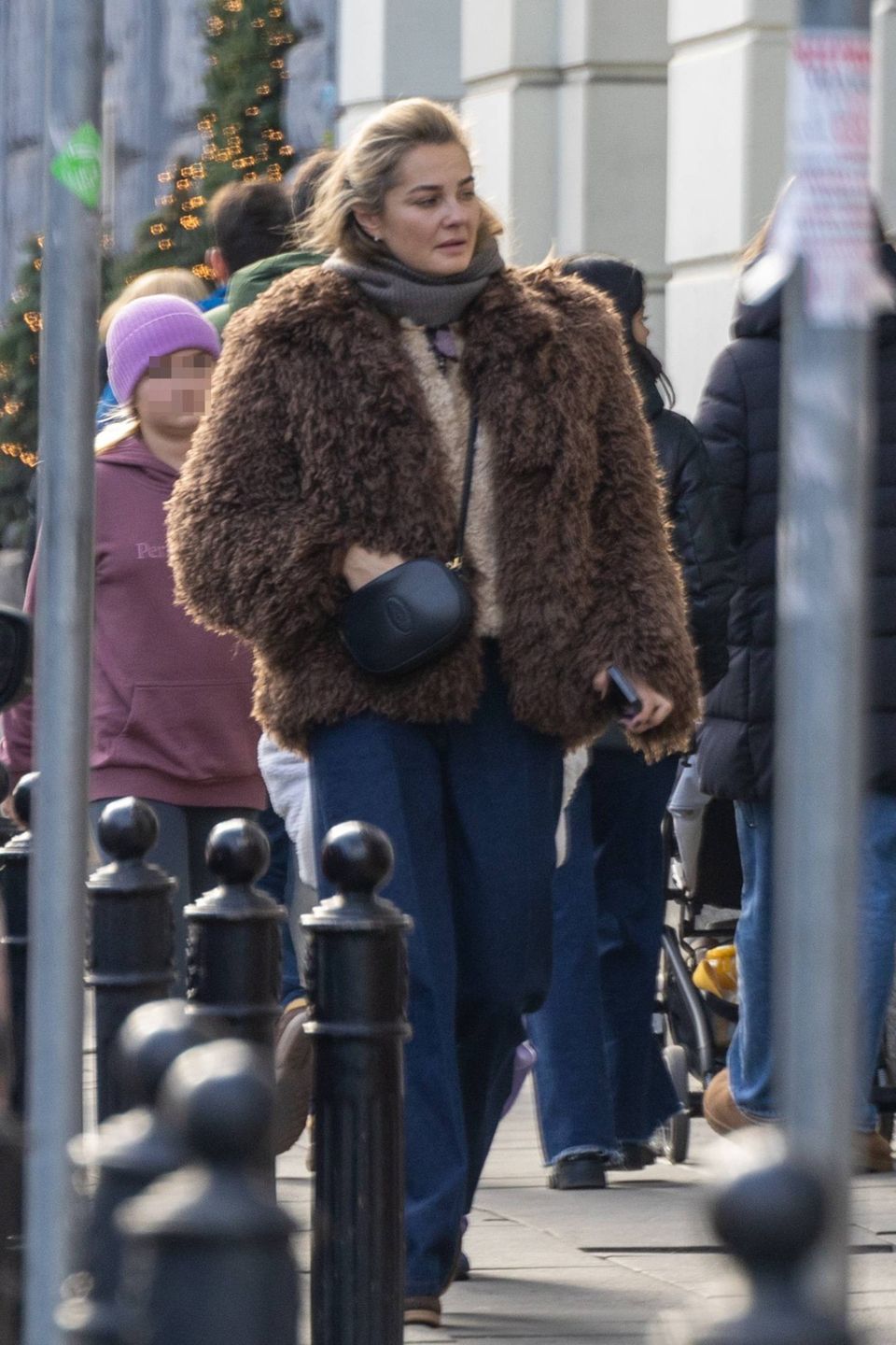 Małgorzata Socha na sobotnim spacerze