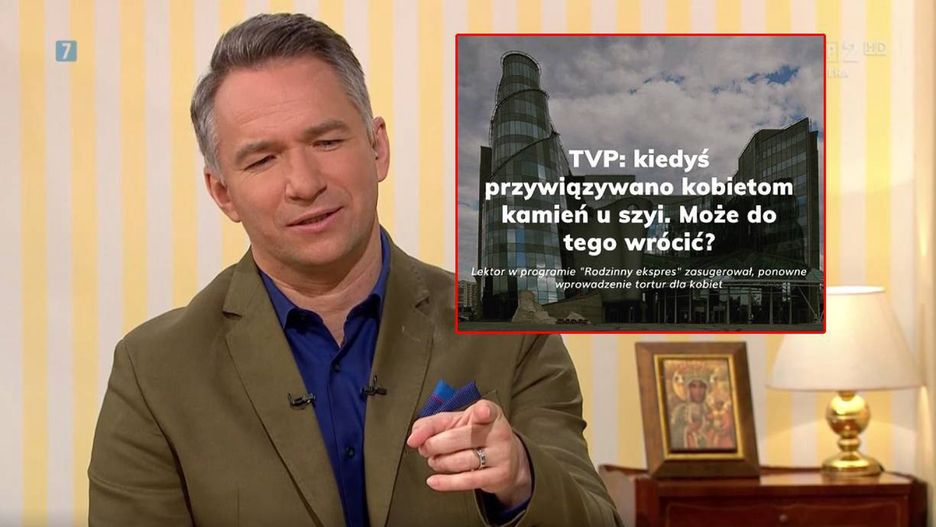 Robert Patyra, prowadzący program "Rodzinny ekspres"