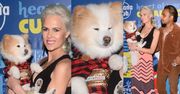 "Żona Hollywood" na otwarcie klubu zabrała męża i psa (ZDJĘCIA)