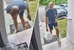 Kurier z Florydy pluł na zamówienie. Nagranie trafiło do sieci