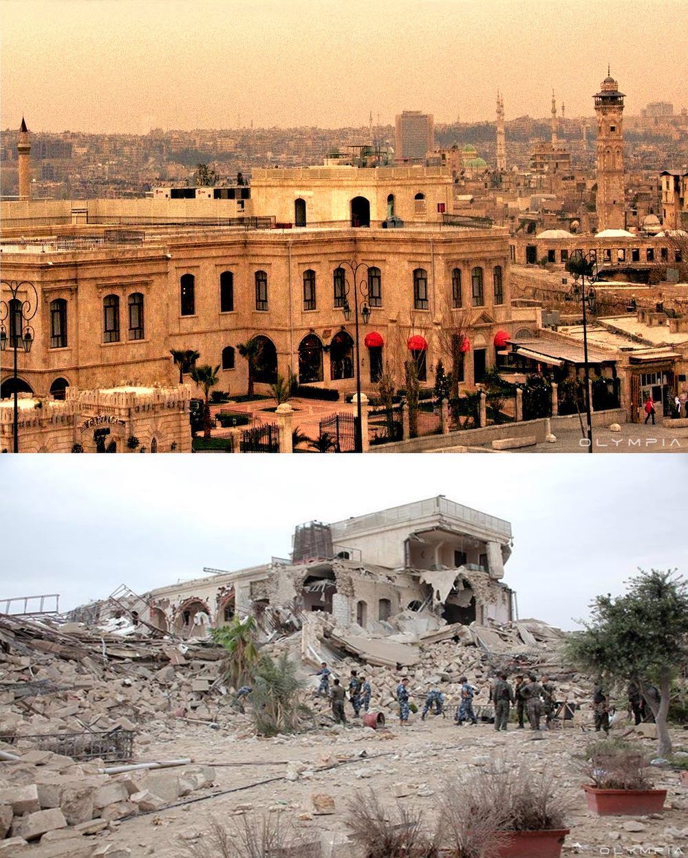 Syria przed i po wojnie - przerażające zdjęcia ukazujące zniszczenia i dramat mieszkańców 10