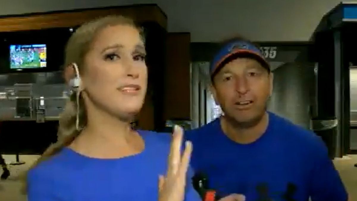 Reporterka była zaczepiana przez kibiców 