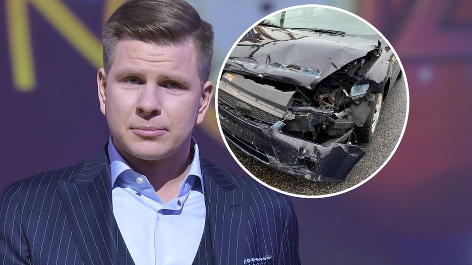 Ukochana Filipa Chajzera pokazała rozbity samochód