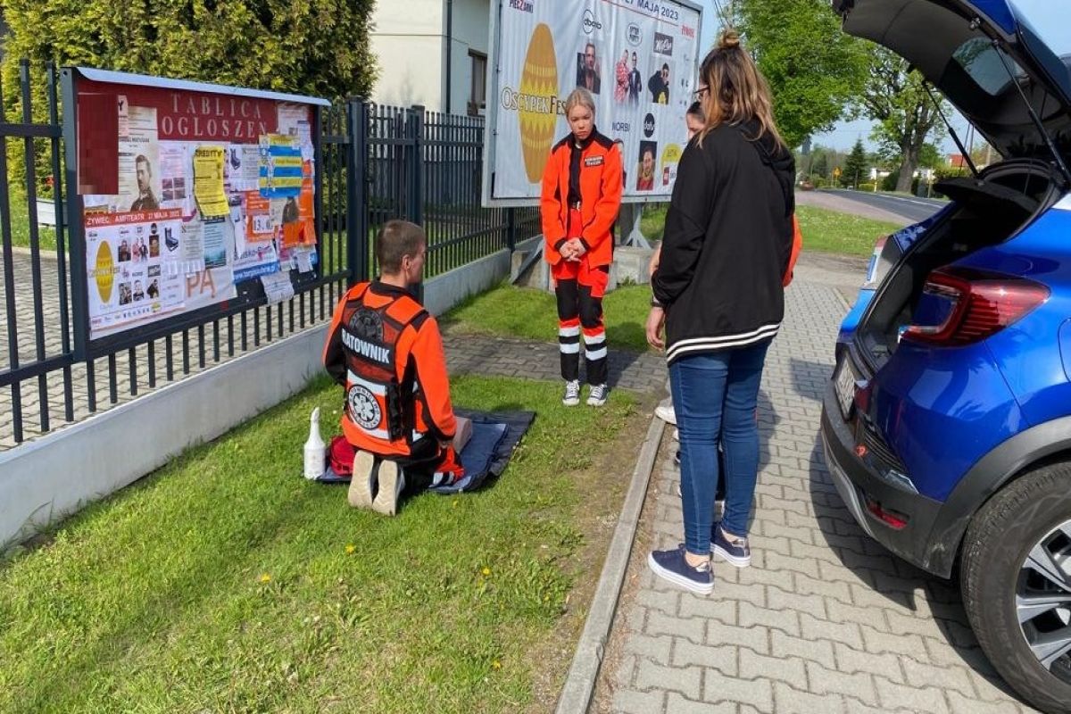 27-letni kierowca szybko otrzymał pomoc