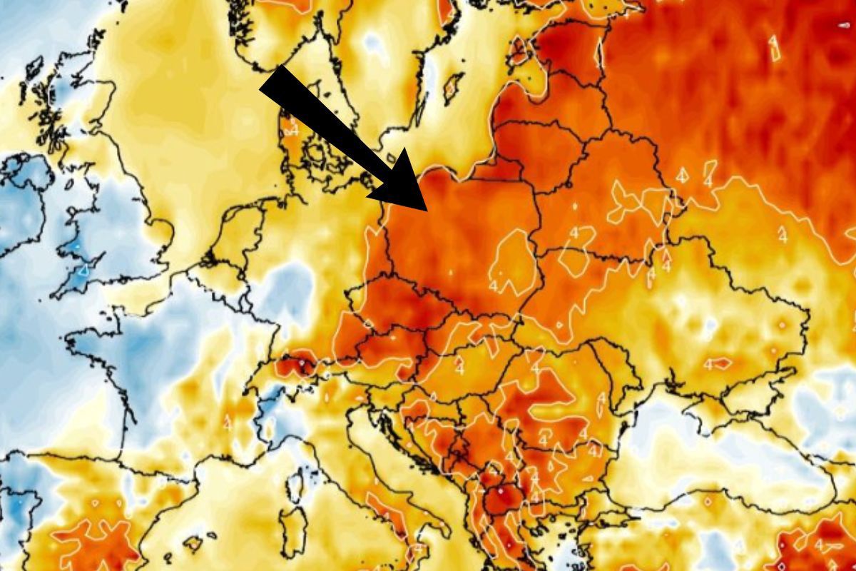 Prognoza pogody dla Polski.