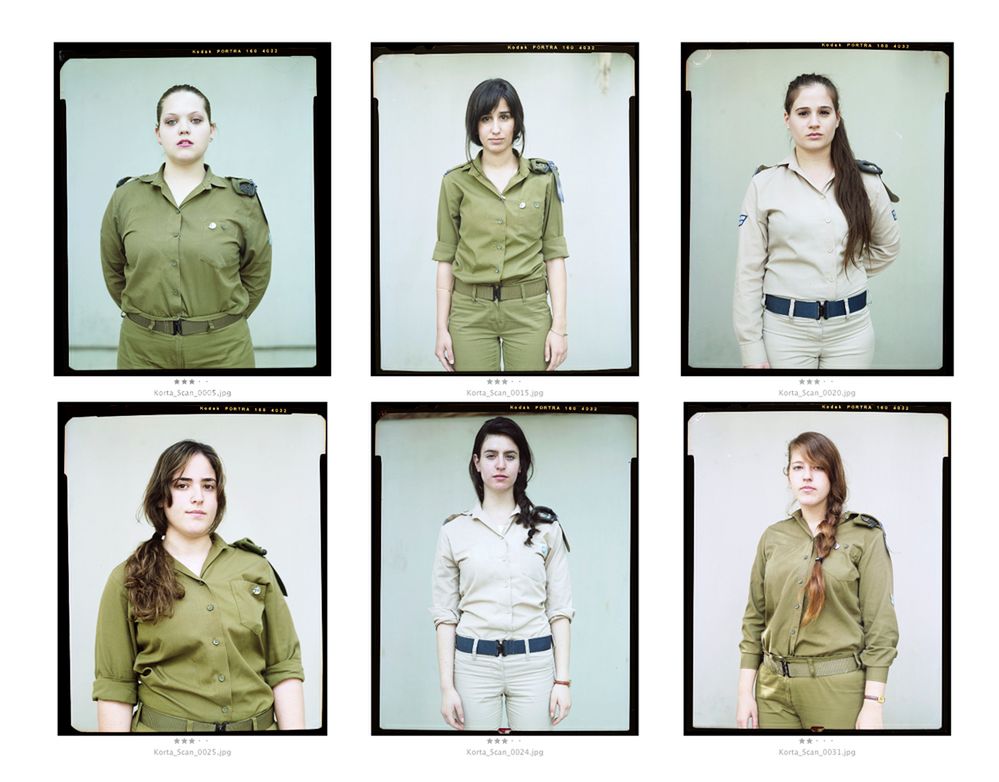 Młode żołnierki z izraelskiej armii. Portrety Michała Korty
