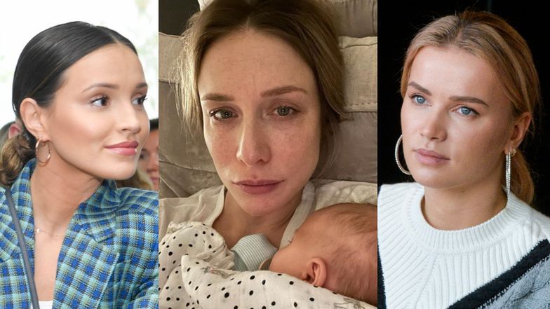 Koleżanki celebrytki pocieszają Natalię Klimas, która przechodzi baby blues