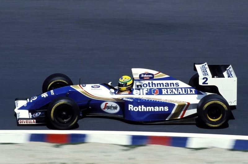 Senna za kierownicą Williamsa FW16