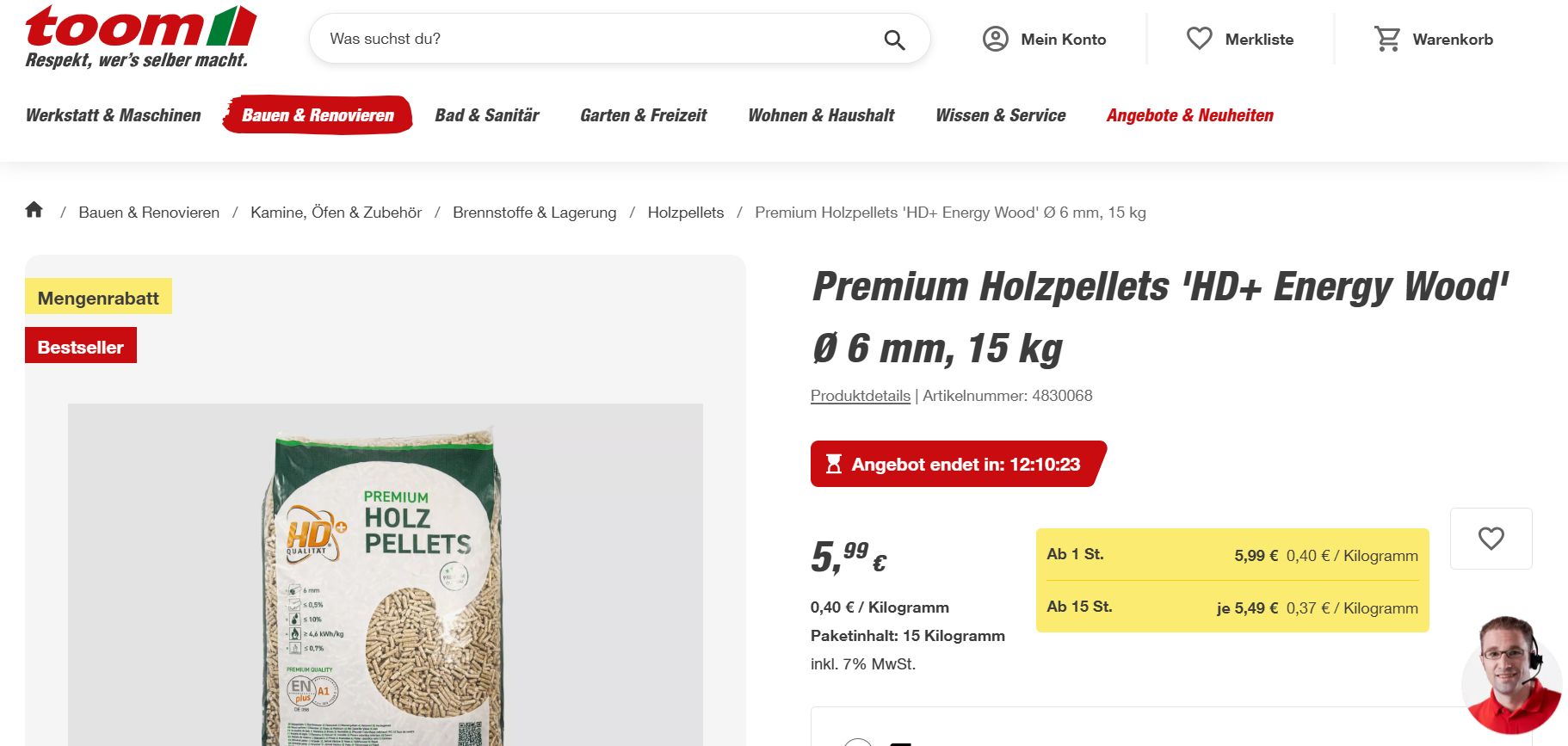 Pellet w niemieckiej sieci