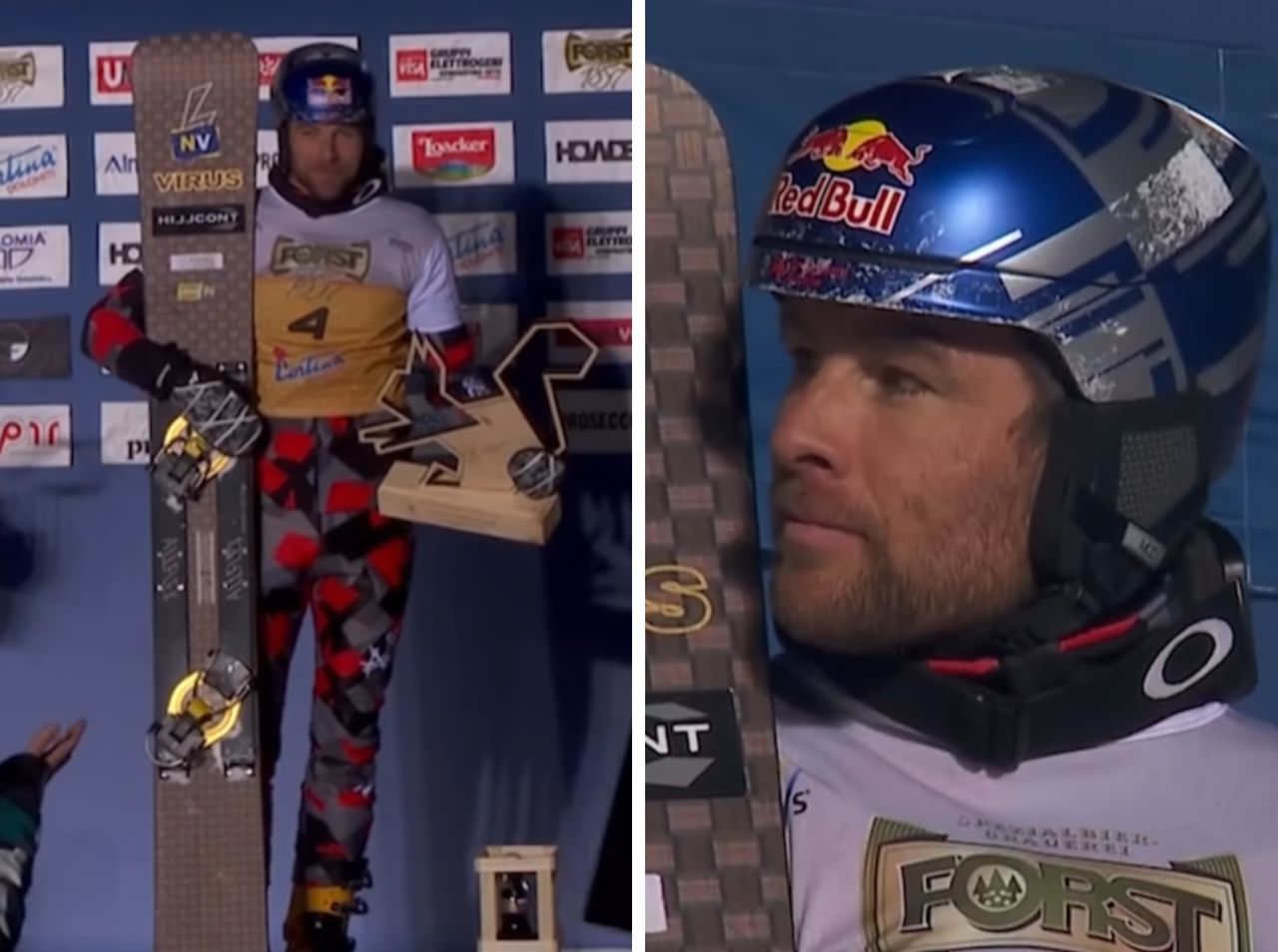 Snowboarding World Cup's anthem blunder leaves Karl smiling