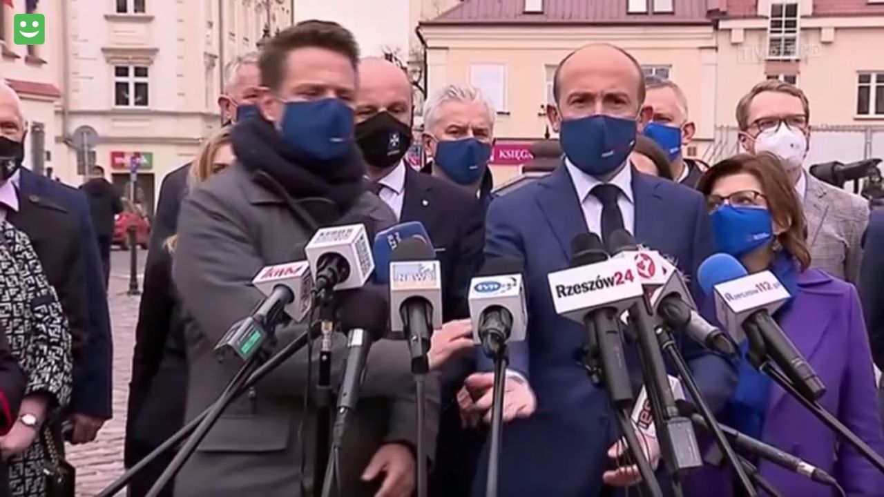Ten fragment nagrania puszczono w jednym wydaniu "Wiadomości" łącznie trzy razy