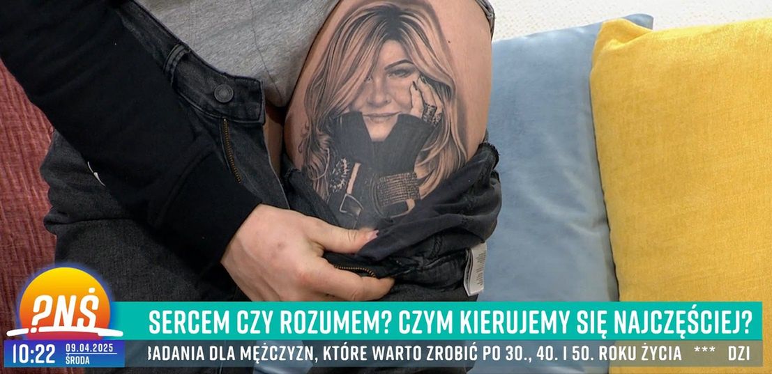 Marek Molak pokazał tatuaż z Beatą Kozidrak