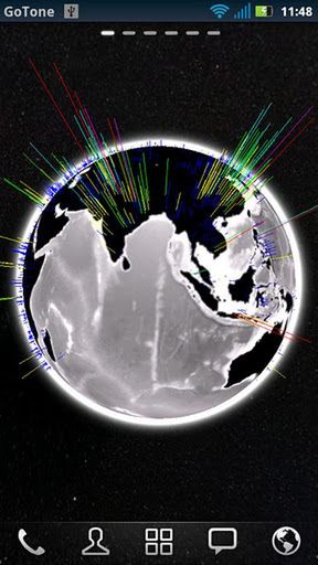 3D Globe Visualization