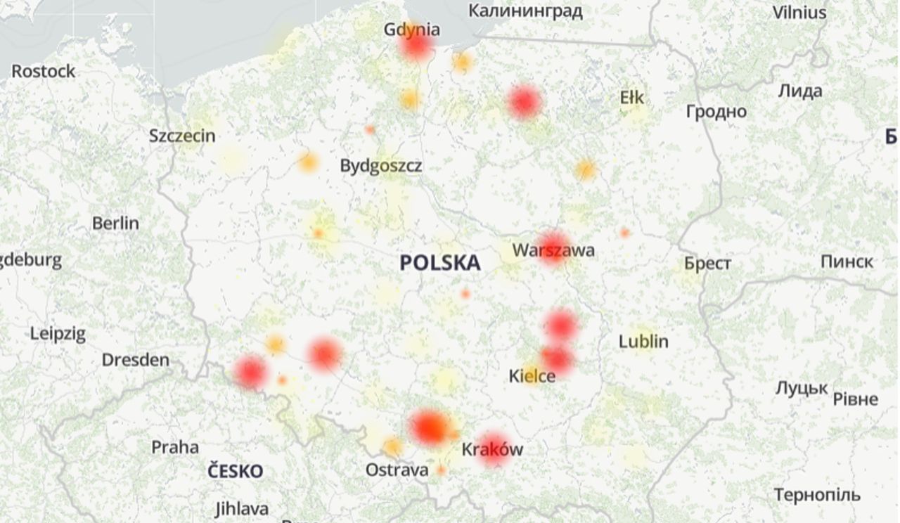 Internet Vectra nie działa. Awaria w dużej części Polski