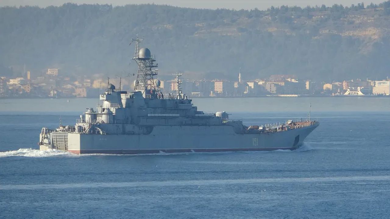 Landing ship belonging to the Black Sea Fleet, illustrative photo