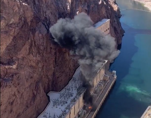 Potężna eksplozja na zaporze Hoovera 