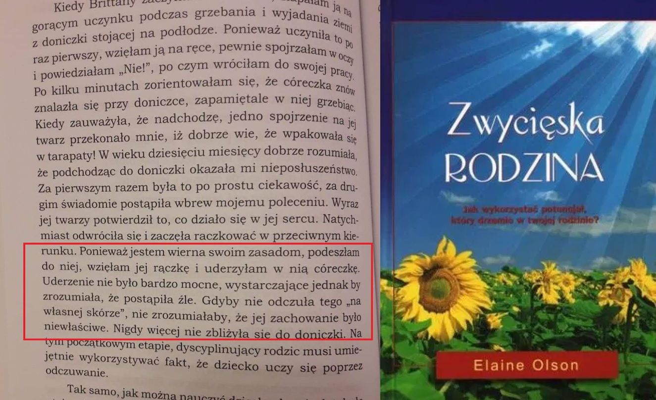 fragm. książki &quot;Zwycięska Rodzina&quot; Elaine Olson