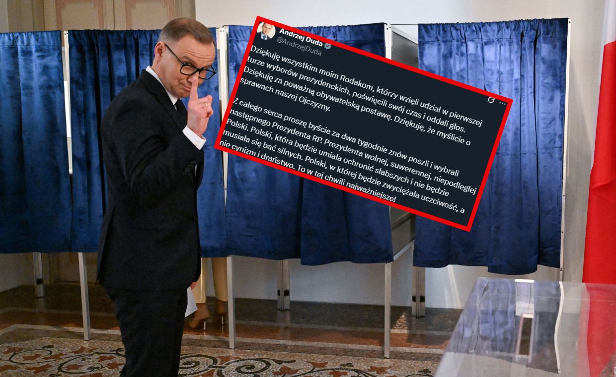 Andrzej Duda komentuje wyniki exit poll