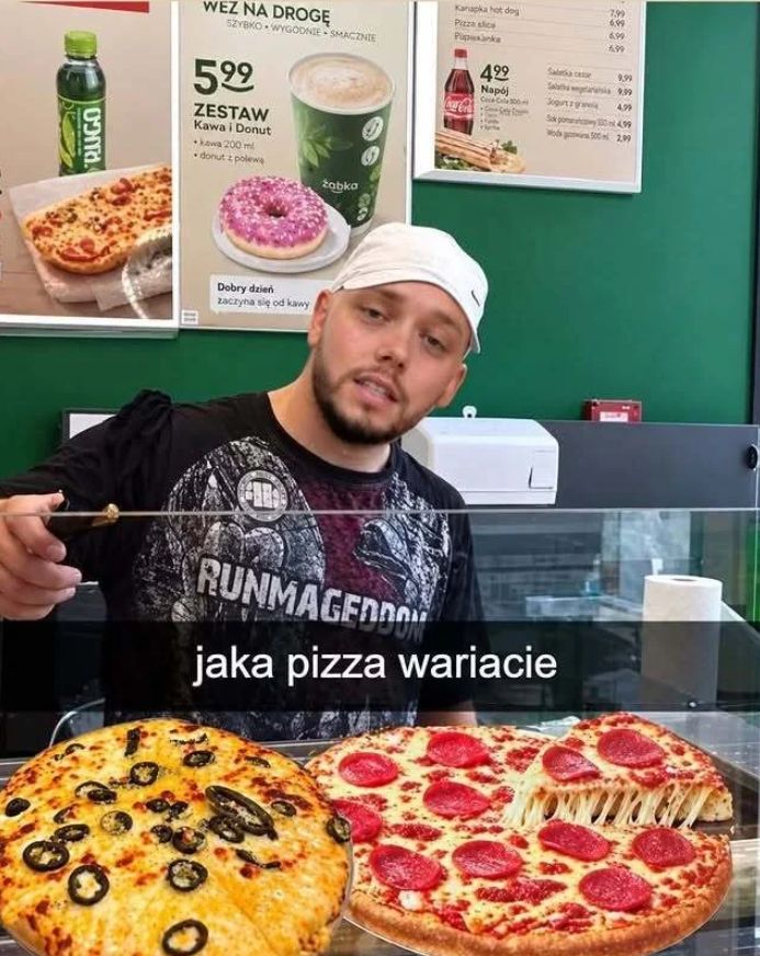 Internauci śmieją się z pizzy Książula