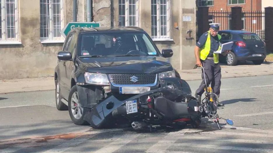 Wypadek na Wólczańskiej w Łodzi
