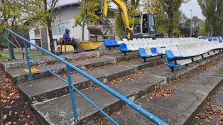 Ruszyły prace na stadionie w Golubiu-Dobrzyniu. Trybuny będą częściowo zadaszone