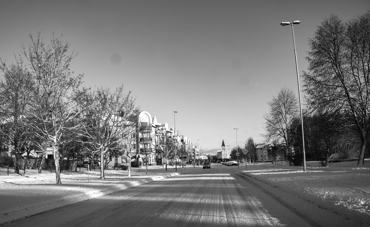 Piła, zima, śnieg