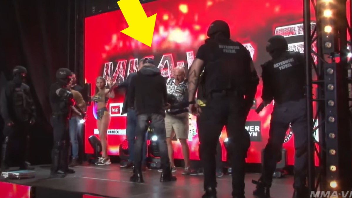 Krzysztof Rutkowski przerywa ceremonię ważenia MMA-VIP 3