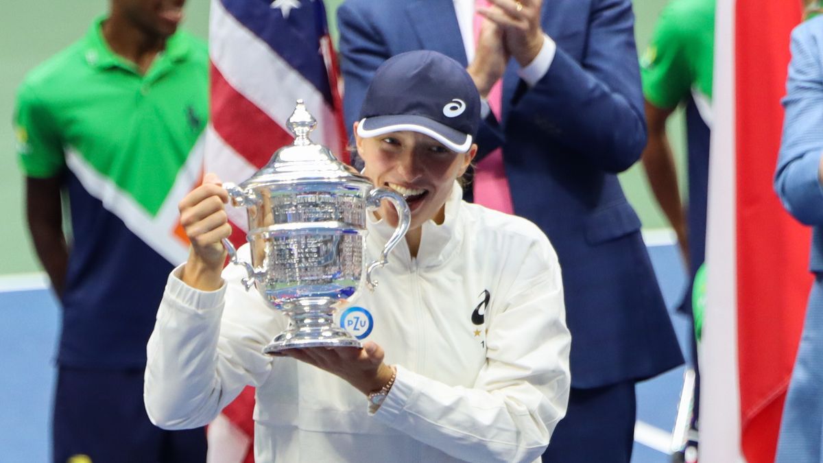 Iga Świątek po wygranej w finale US Open