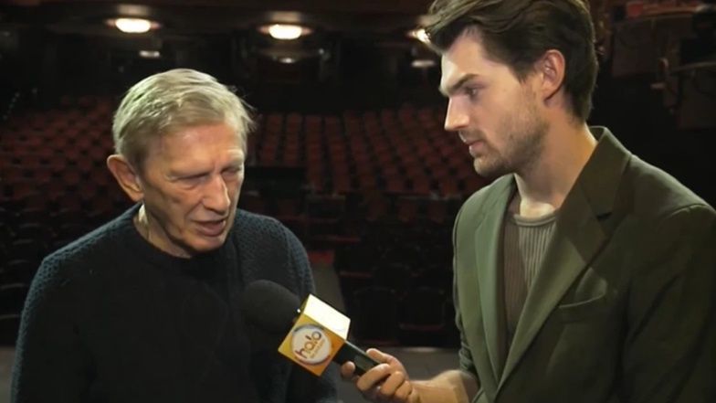 Jan Englert zrugał dziennikarza na wizji